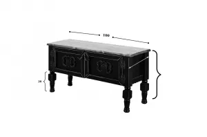 TV skrinka / Obývacia stena Ada TV Mini - Black