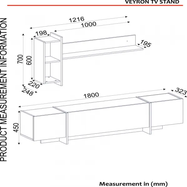 Living Room Furniture Set Veyron Set 3