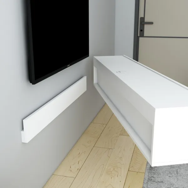 TV stolík Denby - White