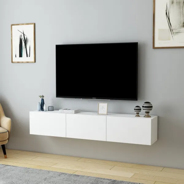 TV stolík Denby - White