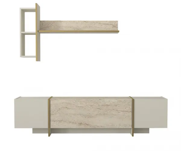 TV skrinka / Obývacia stena Veyron - Travertine