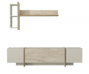 TV skrinka / Obývacia stena Veyron - Travertine