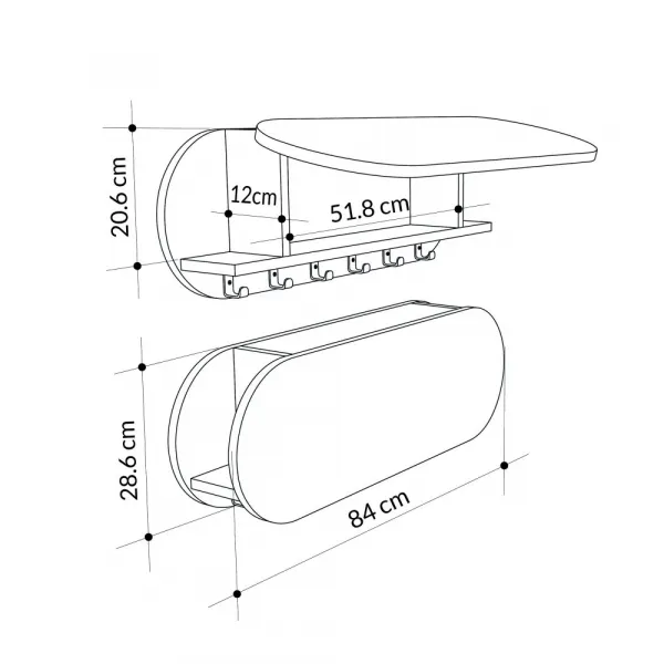 Coat Hanger Kroma Hanger - White