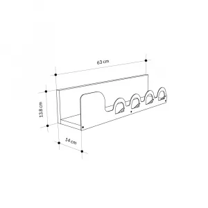 Coat Hanger Liora Hanger - Sapphire, Oak