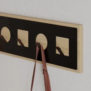 Coat Hanger Icon Hanger - Sapphire, Oak