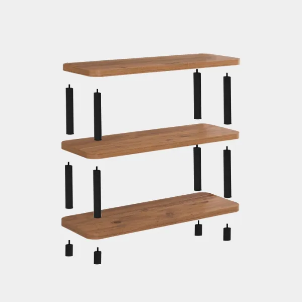Knižnica Step - Black