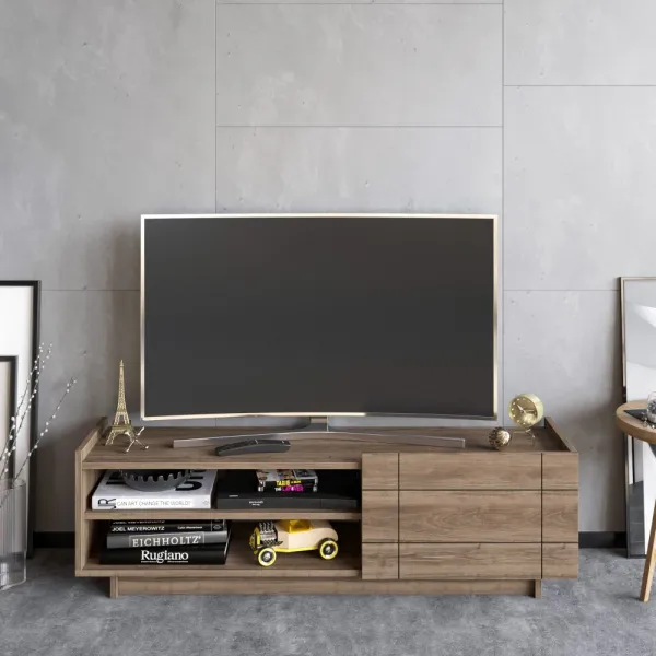 TV stolík Valantina - Walnut