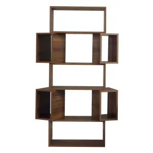 Knižnica Box - Walnut