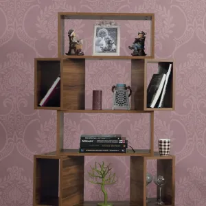 Knižnica Box - Walnut