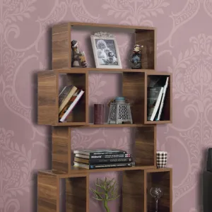 Knižnica Box - Walnut
