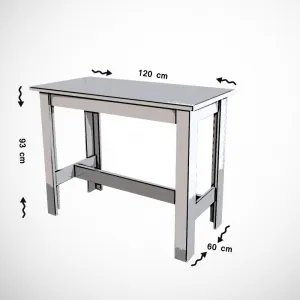 Jedálenský stôl Barra - Walnut