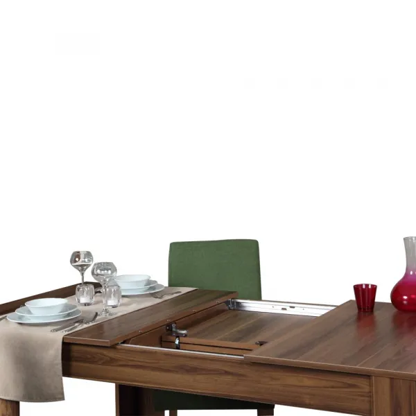 Extendable Dining Table Oblo - Walnut