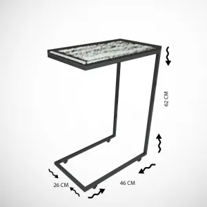 Príručný stolík / Odkladací stolík Callen - Glass