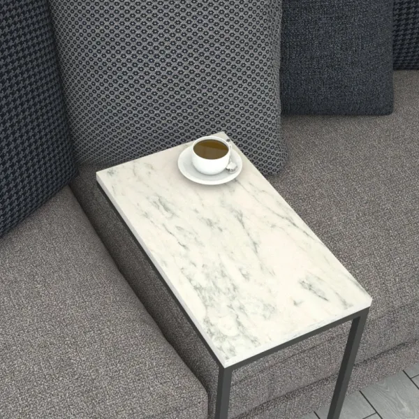 Príručný stolík / Odkladací stolík Callen - White Marble