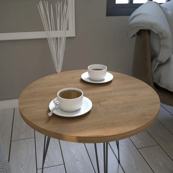 Príručný stolík / Odkladací stolík Sandalf - Caucasian Oak