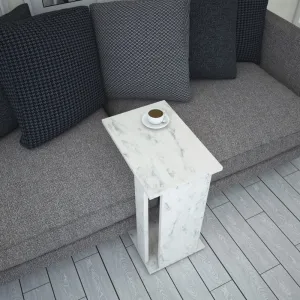 Príručný stolík / Odkladací stolík Pasific C - White, Black