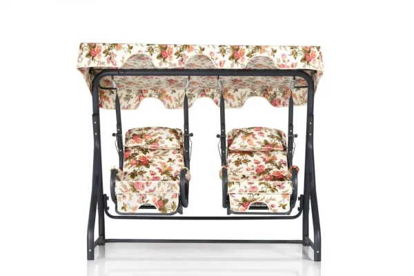 Garden Double Swing Chair Daisy 2 - Multicolor