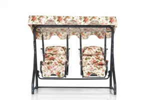 Garden Double Swing Chair Daisy 2 - Multicolor