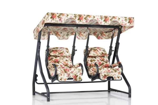 Garden Double Swing Chair Daisy 2 - Multicolor