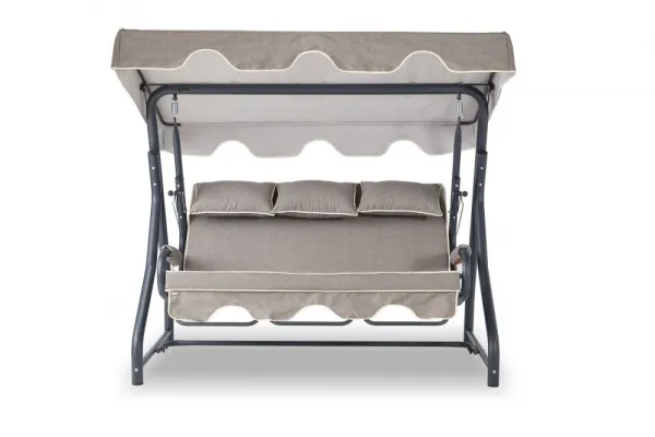 Garden Triple Swing Chair Salvia - Anthracite, Grey