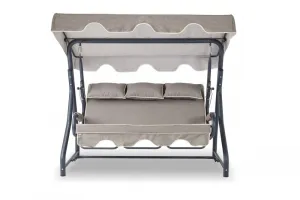 Garden Triple Swing Chair Salvia - Anthracite, Grey