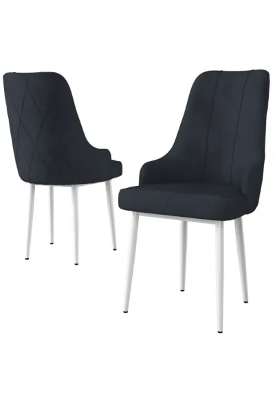 Súprava stoličiek (2 kusy) Trex - Anthracite, White