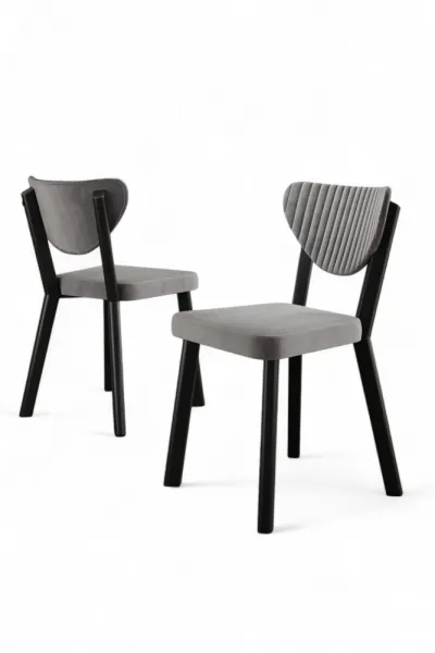 Súprava stoličiek (4 kusy) Arfe - Grey, Black