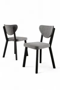 Súprava stoličiek (4 kusy) Arfe - Grey, Black
