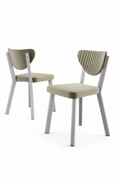 Súprava stoličiek (4 kusy) Arfe - Cream, White