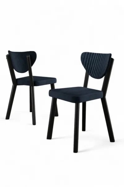 Súprava stoličiek (4 kusy) Arfe - Anthracite, Black