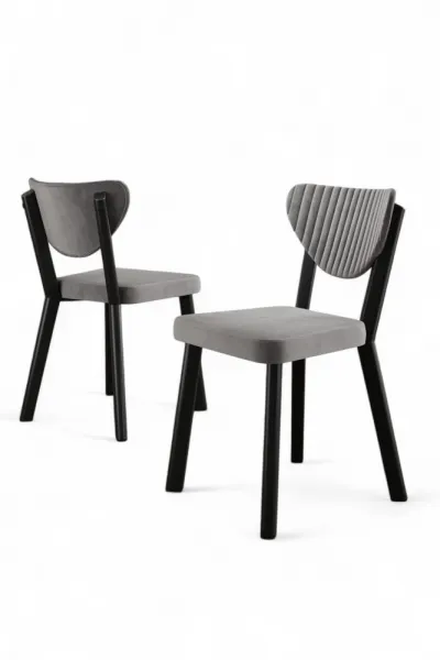 Súprava stoličiek (6 kusov) Arfe - Grey, Black