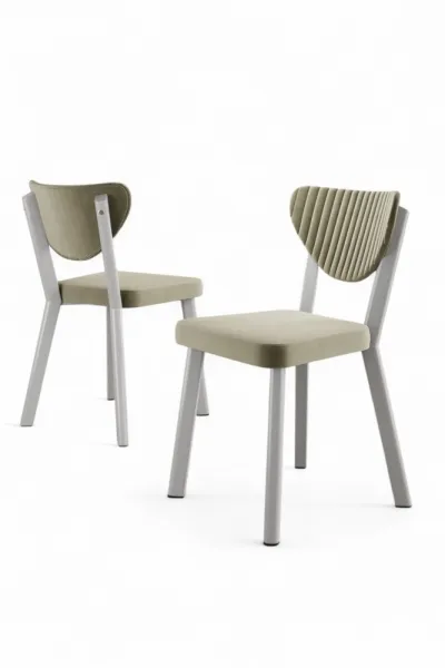 Súprava stoličiek (6 kusov) Arfe - Cream, White