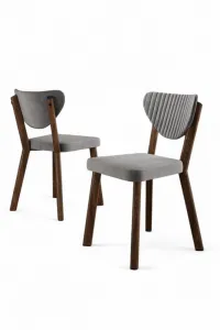 Súprava stoličiek (4 kusy) Arfe - Grey, Brown