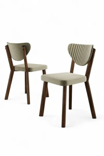Súprava stoličiek (4 kusy) Arfe - Cream, Brown