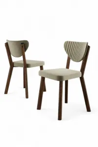 Súprava stoličiek (4 kusy) Arfe - Cream, Brown