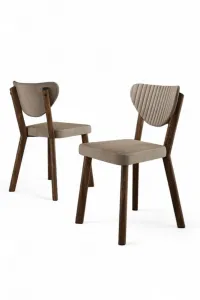Súprava stoličiek (4 kusy) Arfe - Cappuccino, Brown