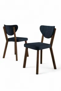 Súprava stoličiek (4 kusy) Arfe - Anthracite, Brown