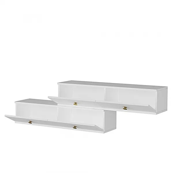 TV stolík Zuzu Double - White