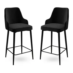 Bar Stool Set (2 Pieces) Enox - Black