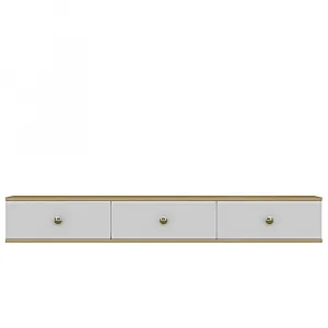 TV stolík Zuzu 180 - Sapphire Oak, White