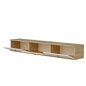 TV stolík Zuzu 180 - Sapphire Oak, White