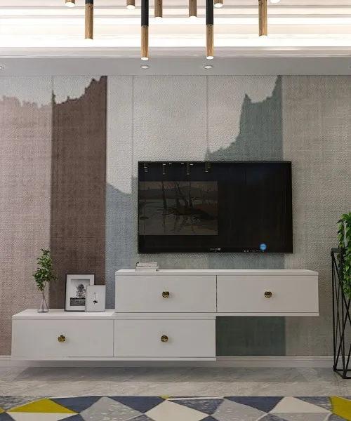 TV stolík Zuzu Double - White