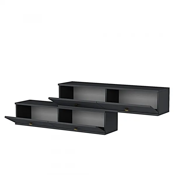 TV stolík Zuzu Double - Anthracite