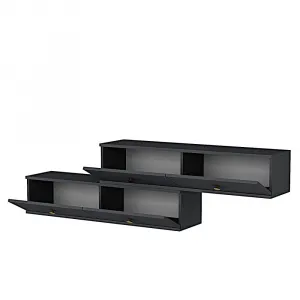 TV stolík Zuzu Double - Anthracite