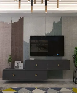 TV stolík Zuzu Double - Anthracite