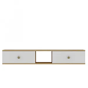 TV stolík Zuzu 150 - Sapphire Oak, White