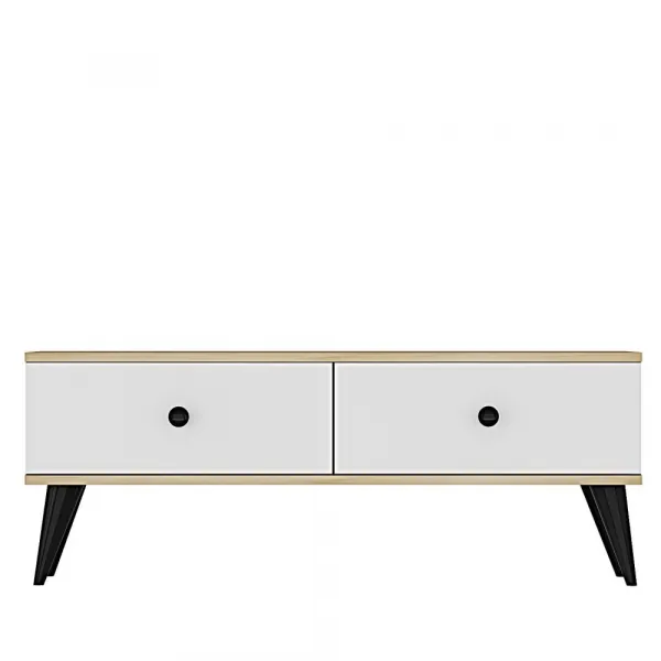 TV stolík Mona 120 - Sapphire Oak, White