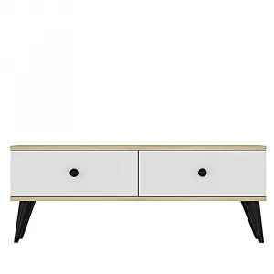 TV stolík Mona 120 - Sapphire Oak, White