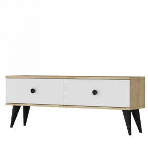 TV stolík Mona 120 - Sapphire Oak, White