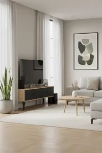 TV stolík Mona 120 - Sapphire Oak, Anthracite